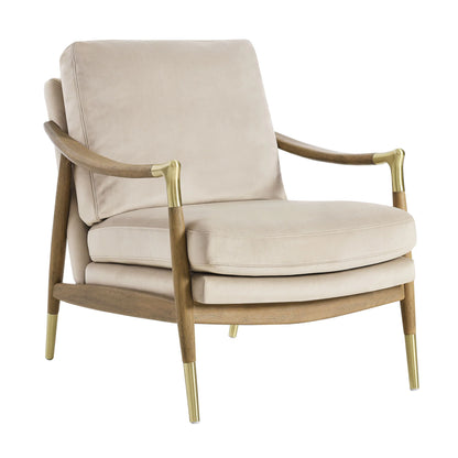 Langford Performance Velvet Accent Armchair – Stylish and Durable Velvet Chair for Modern Living Rooms