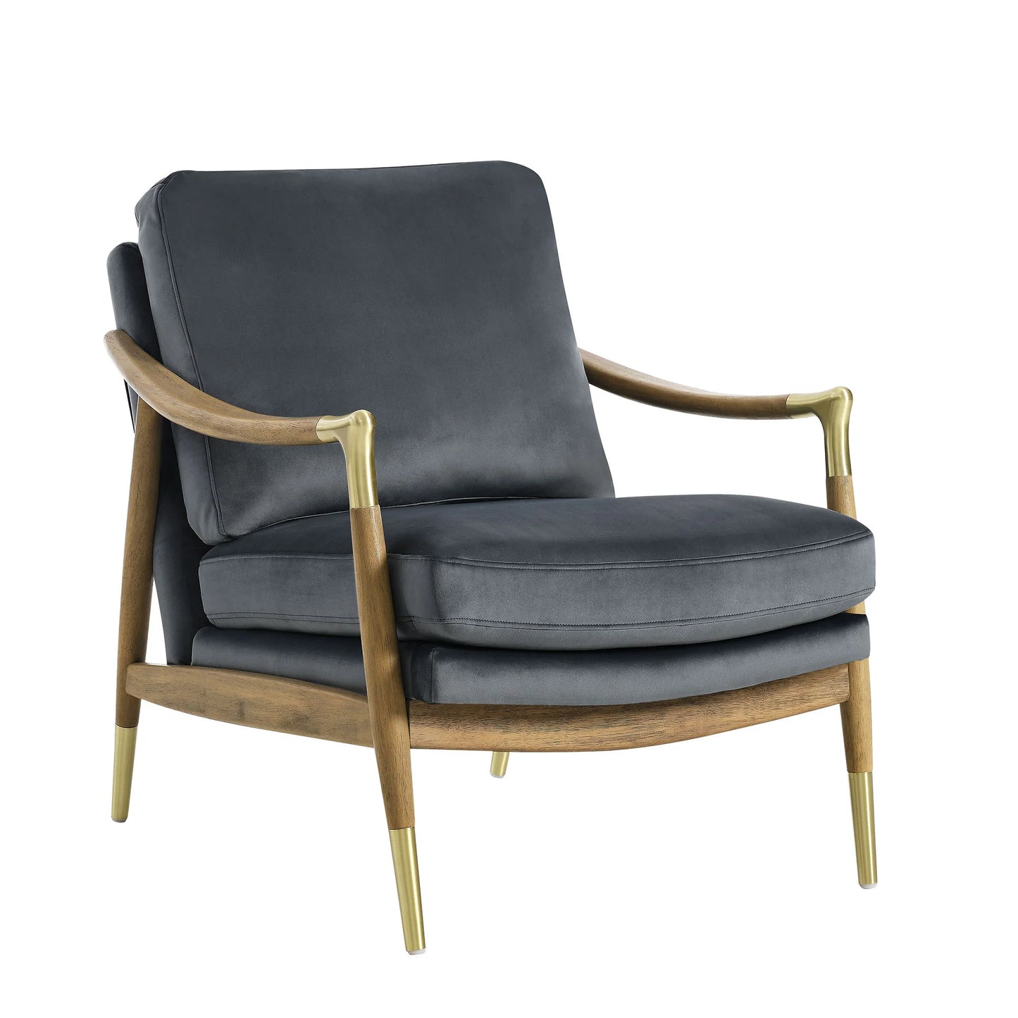 Langford Performance Velvet Accent Armchair – Stylish and Durable Velvet Chair for Modern Living Rooms