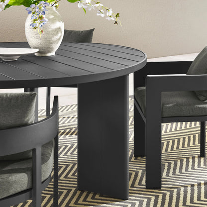 Tahoe 5-Piece Outdoor Patio Dining Set – Sleek Aluminum Table and Chairs for Modern Outdoor Spaces