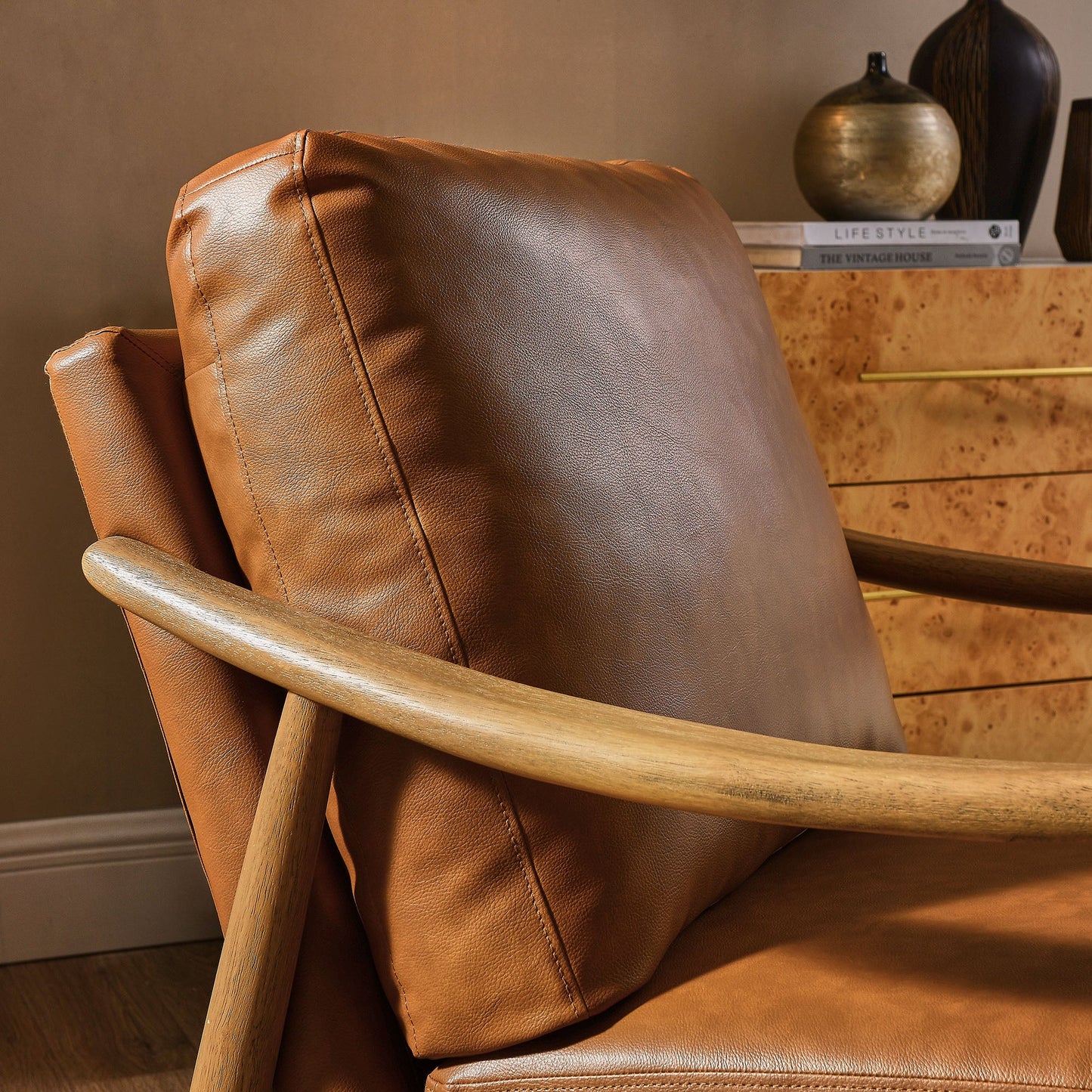 Langford Performance Velvet Accent Armchair – Stylish and Durable Velvet Chair for Modern Living Rooms