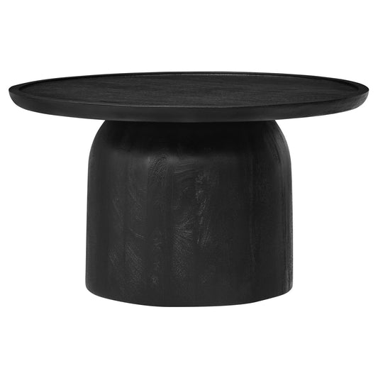 Holloway 30" Round Wood Coffee Table – Stylish and Modern Centerpiece for Living Rooms