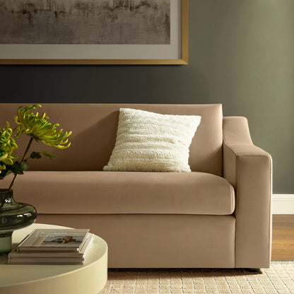 Liora Performance Velvet Sofa – Luxurious and Durable Seating for Modern Living Rooms