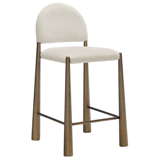 Hayley Upholstered Fabric Counter Stool – Modern Comfort and Style for Kitchen Islands and Counters