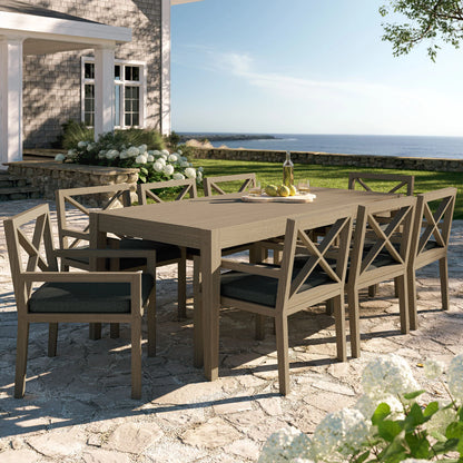 Northlake 9-Piece Outdoor Teak Wood Dining Set