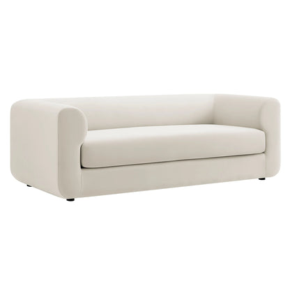 Leif 89" Performance Velvet Upholstered Sofa – Elegant and Durable Seating for Contemporary Living Rooms