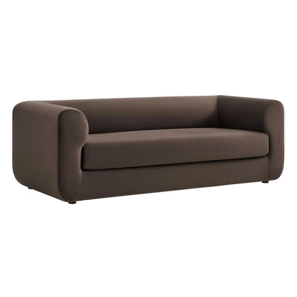 Leif 89" Performance Velvet Upholstered Sofa – Elegant and Durable Seating for Contemporary Living Rooms