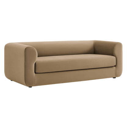 Leif 89" Performance Velvet Upholstered Sofa – Elegant and Durable Seating for Contemporary Living Rooms