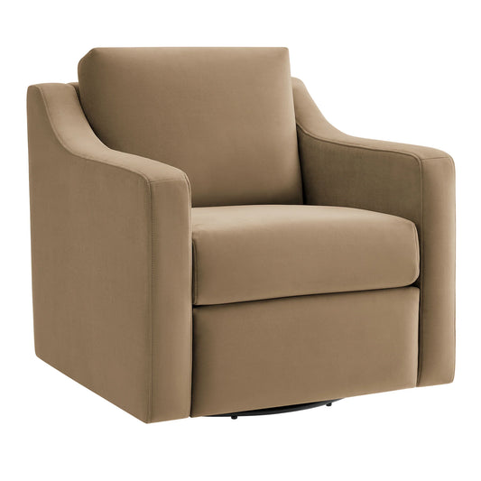 Liora Performance Velvet Armchair – Elegant and Comfortable Seating for Modern Living Spaces