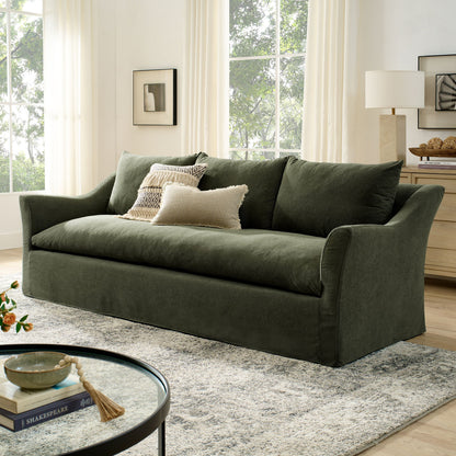 Somerset 92" Linen Blend Sofa