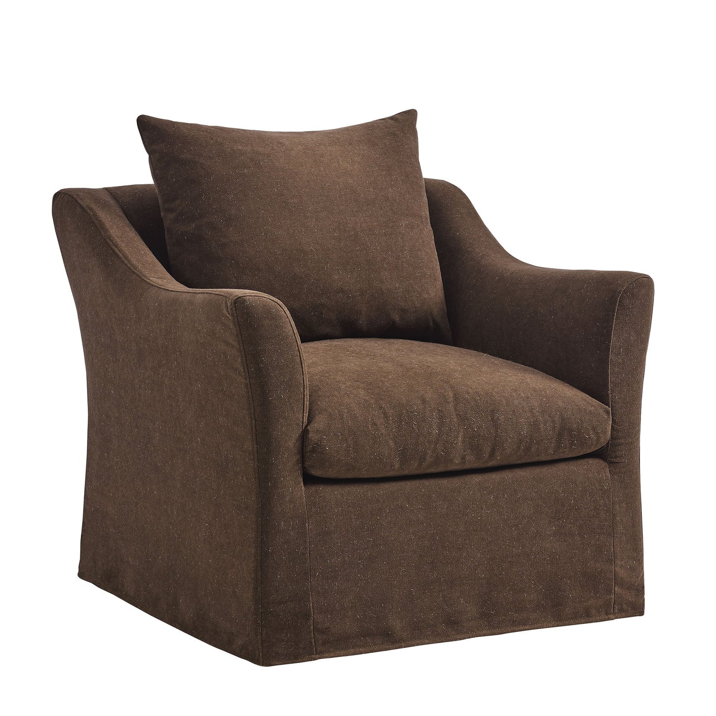 Somerset Linen Blend Upholstered Armchair