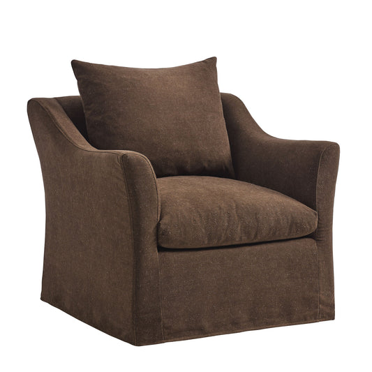 Somerset Linen Blend Upholstered Armchair