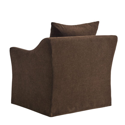 Somerset Linen Blend Upholstered Armchair