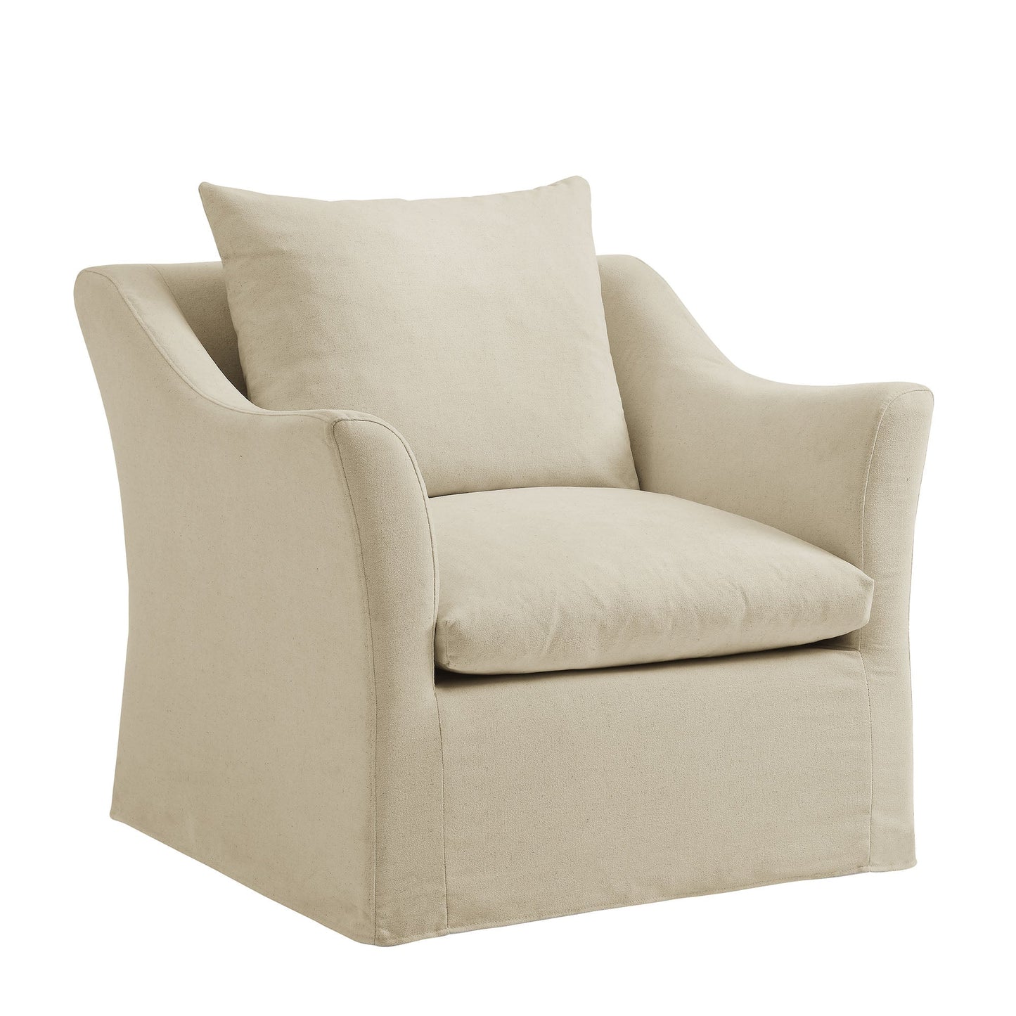 Somerset Linen Blend Upholstered Armchair