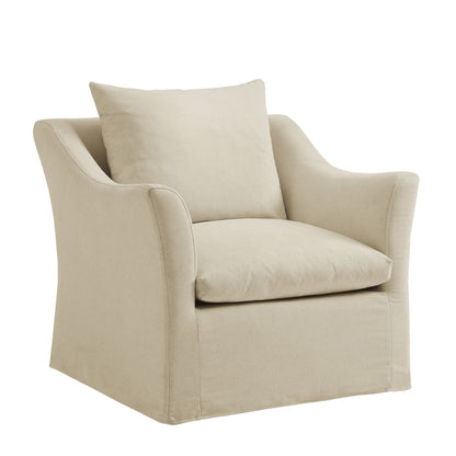 Somerset Linen Blend Upholstered Armchair