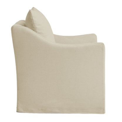 Somerset Linen Blend Upholstered Armchair