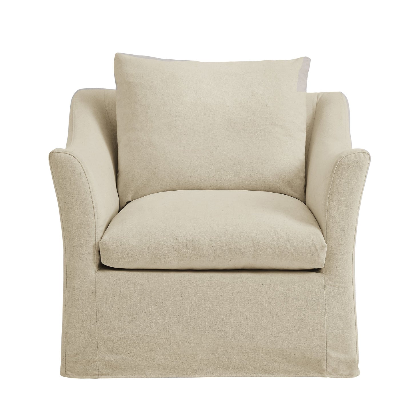 Somerset Linen Blend Upholstered Armchair