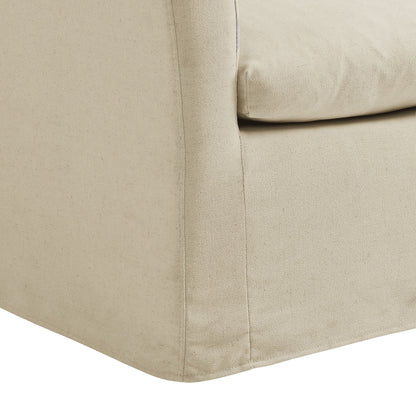 Somerset Linen Blend Upholstered Armchair