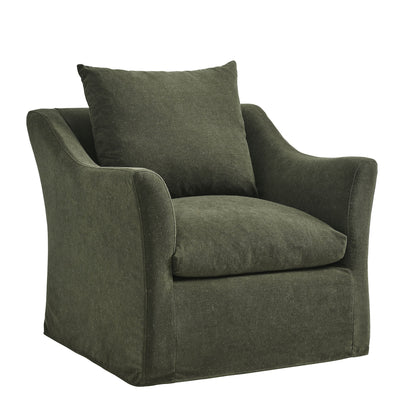 Somerset Linen Blend Upholstered Armchair