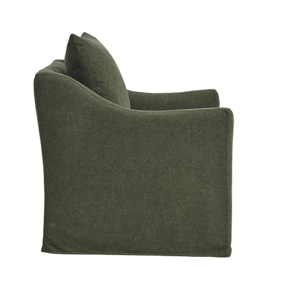 Somerset Linen Blend Upholstered Armchair
