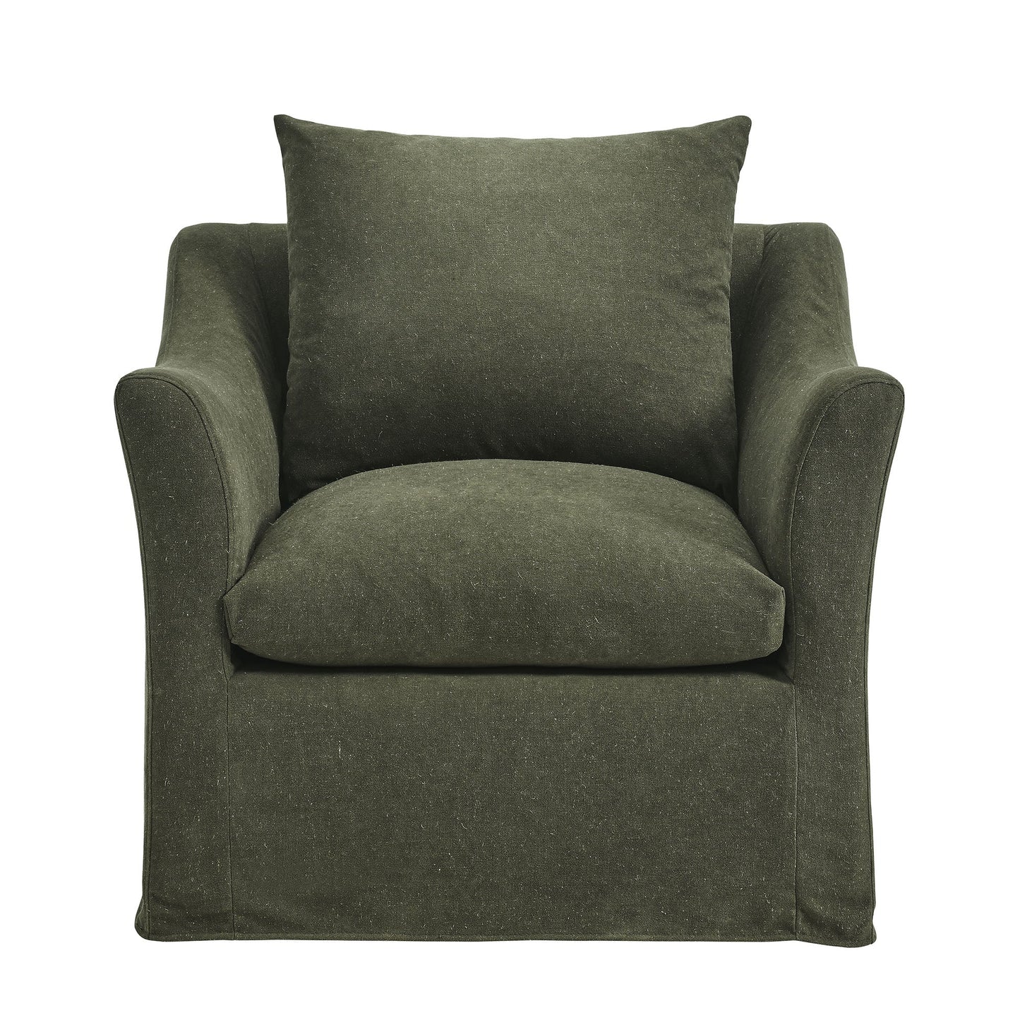 Somerset Linen Blend Upholstered Armchair