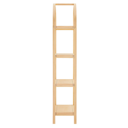 Vexley 72" Tall Narrow Arched Bookshelf – Elegant Vertical Storage