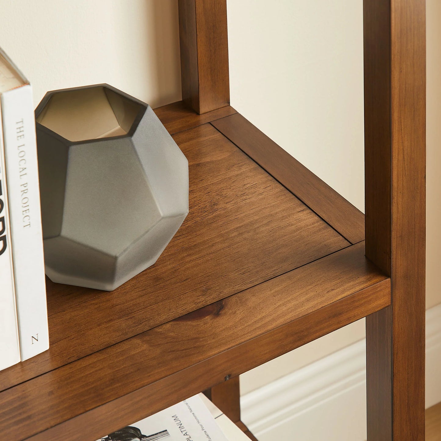 Vexley 72" Tall Narrow Arched Bookshelf – Elegant Vertical Storage