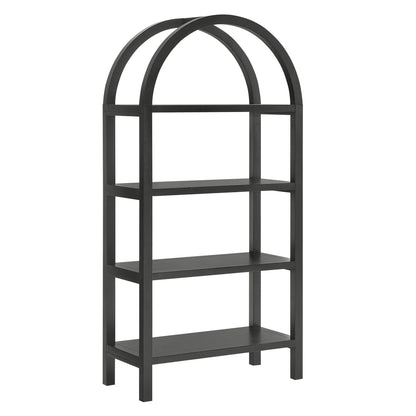 Vexley 60" Wide Arched Bookshelf – Elegant & Spacious Storage