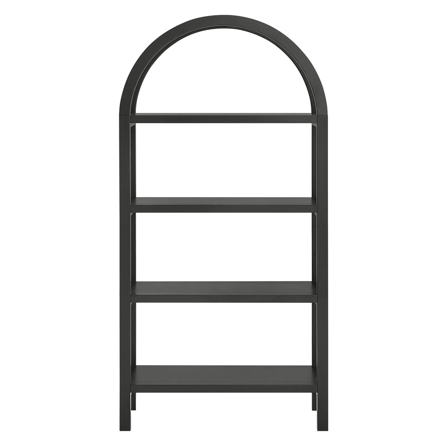 Vexley 60" Wide Arched Bookshelf – Elegant & Spacious Storage