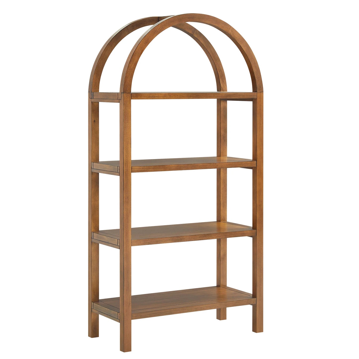 Vexley 60" Wide Arched Bookshelf – Elegant & Spacious Storage