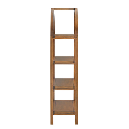 Vexley 60" Wide Arched Bookshelf – Elegant & Spacious Storage