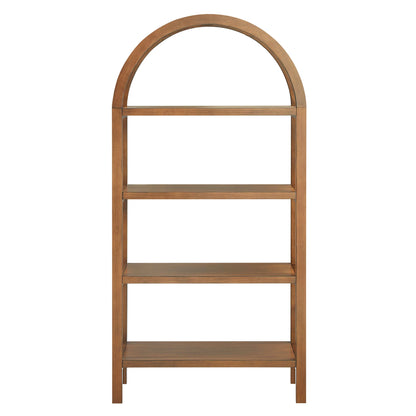 Vexley 60" Wide Arched Bookshelf – Elegant & Spacious Storage