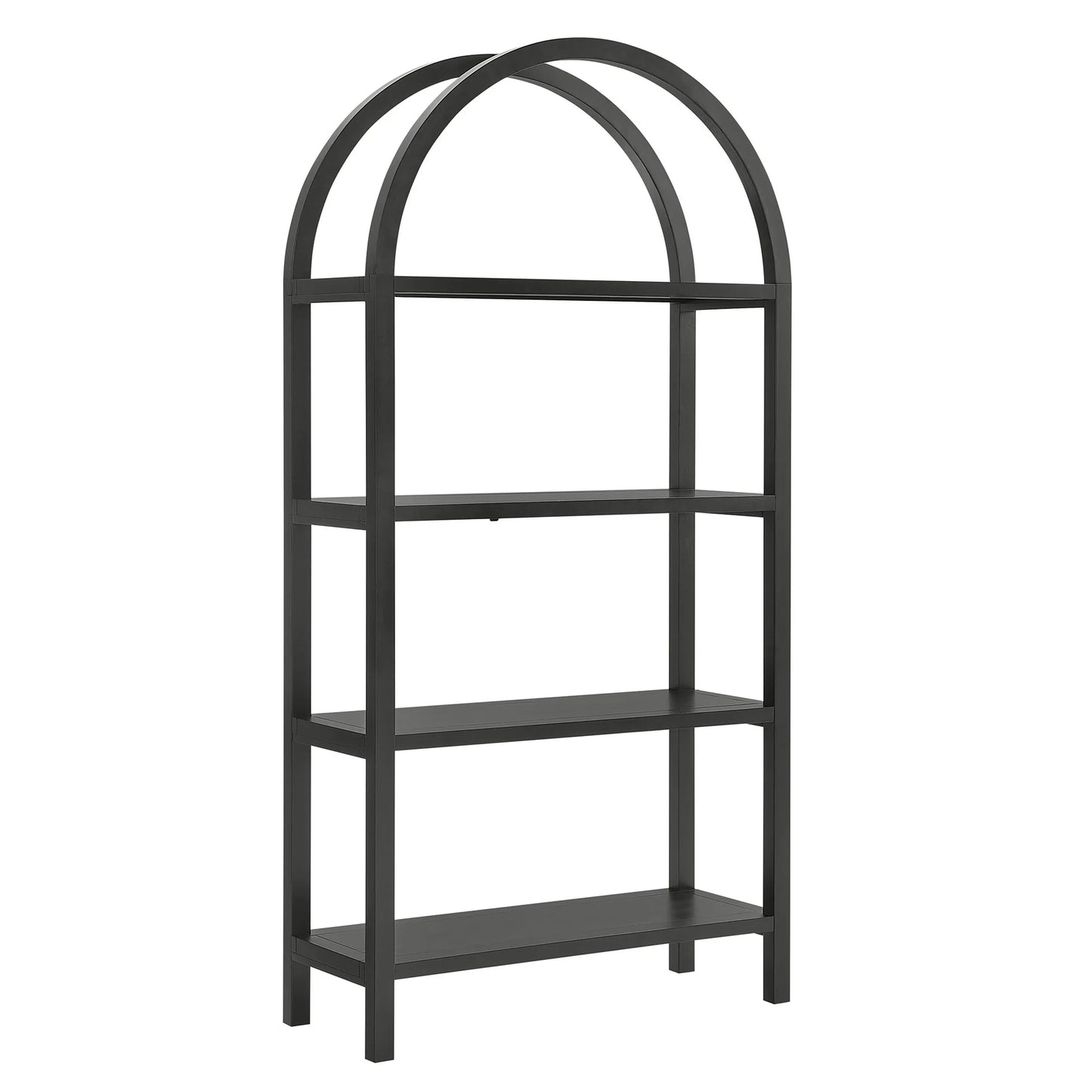 Vexley 72" Arched Bookshelf – Tall & Stylish Storage for Any Room