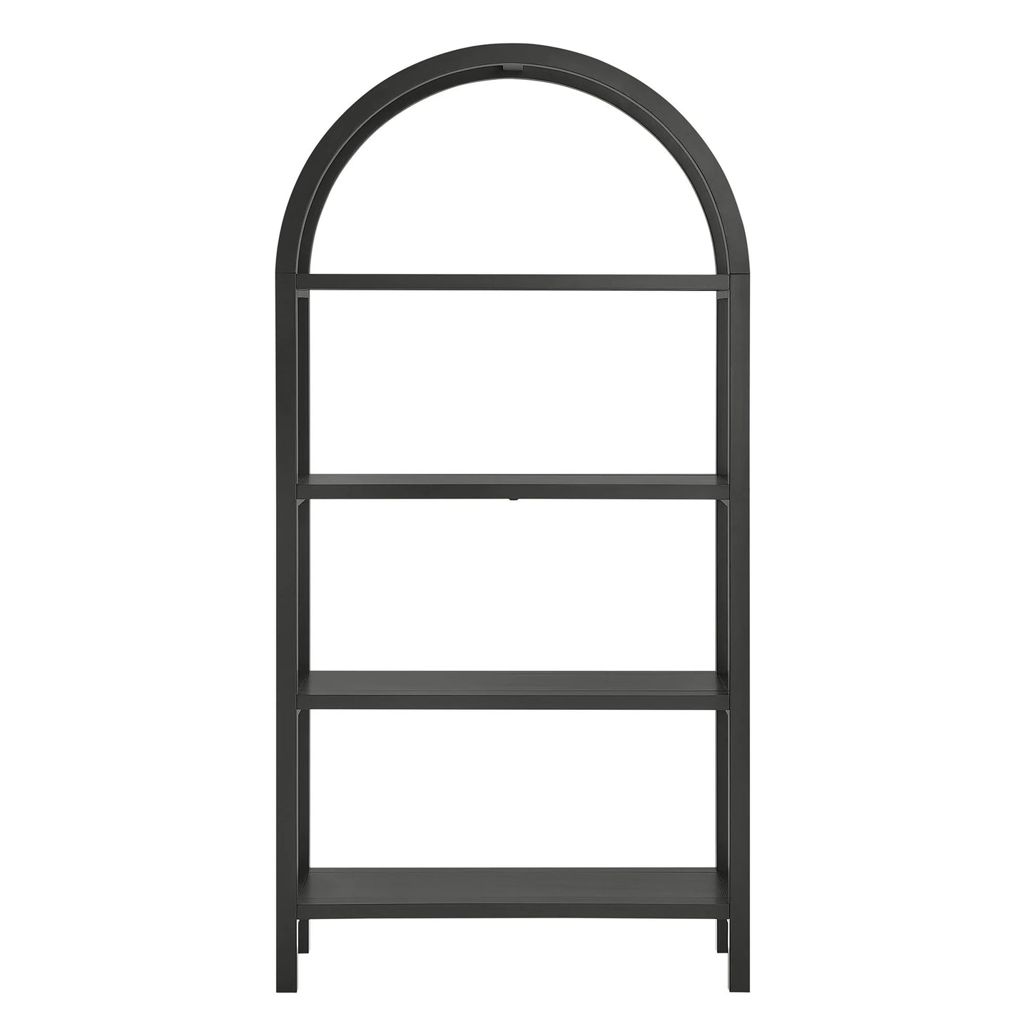 Vexley 72" Arched Bookshelf – Tall & Stylish Storage for Any Room