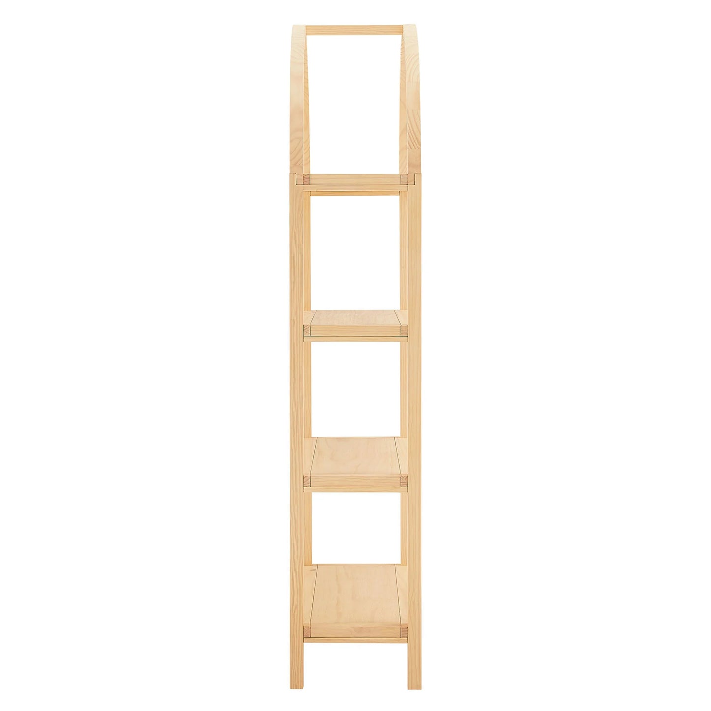 Vexley 72" Arched Bookshelf – Tall & Stylish Storage for Any Room
