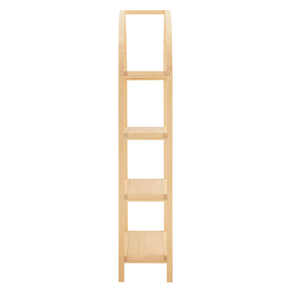 Vexley 72" Arched Bookshelf – Tall & Stylish Storage for Any Room