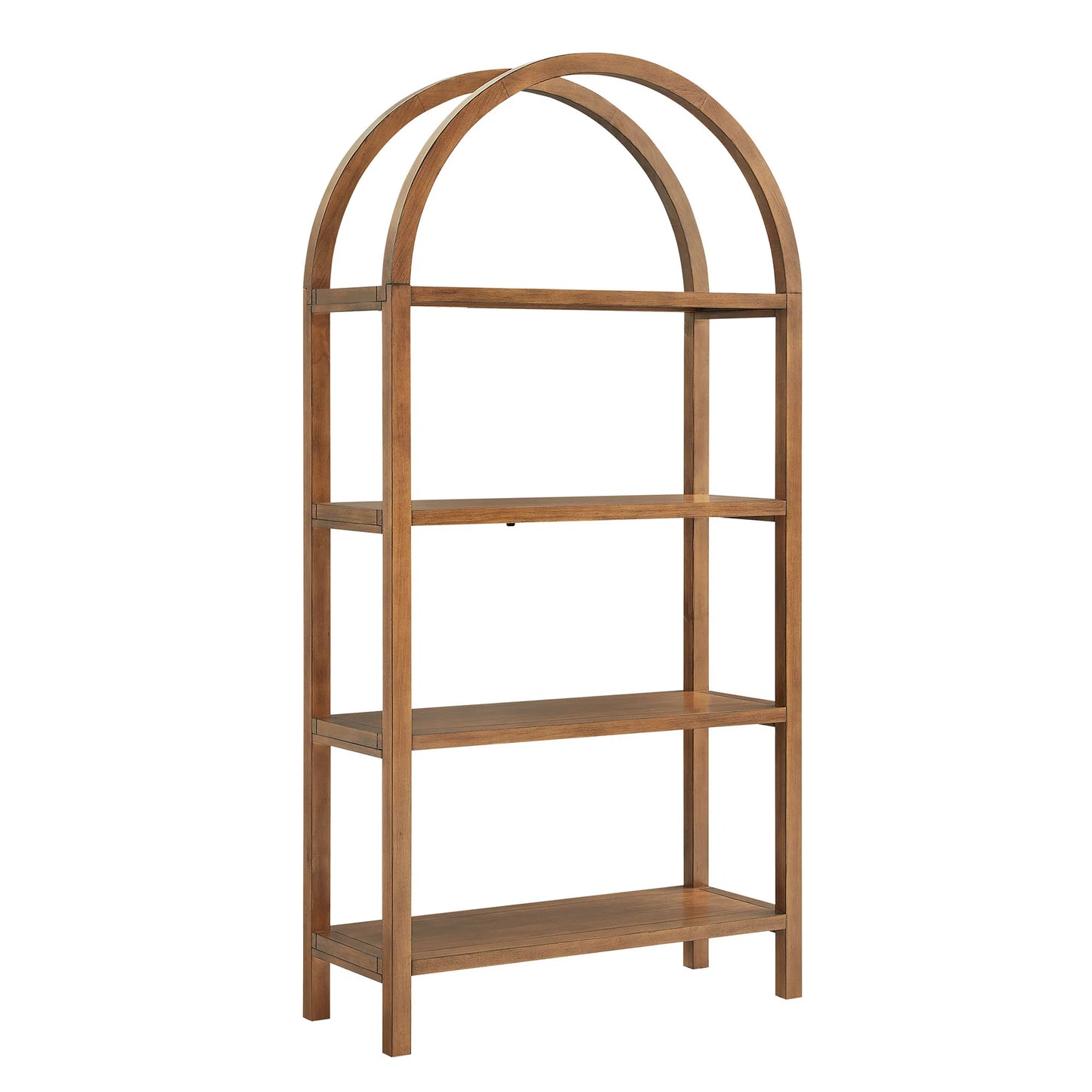 Vexley 72" Arched Bookshelf – Tall & Stylish Storage for Any Room