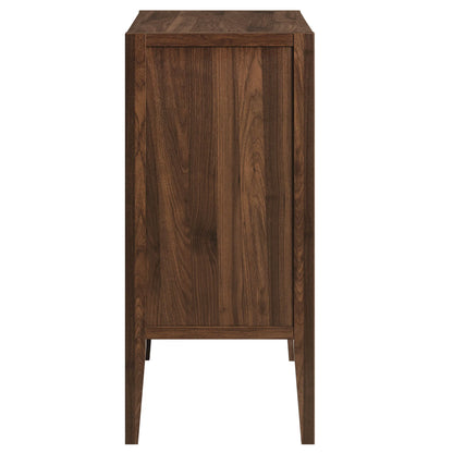 Nell 36" Accent Cabinet in Walnut  – Stylish Storage for Modern Living Spaces