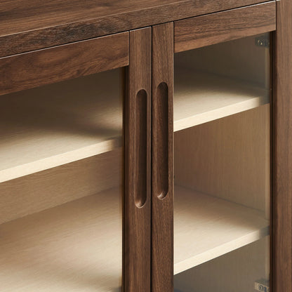 Nell 36" Accent Cabinet in Walnut  – Stylish Storage for Modern Living Spaces