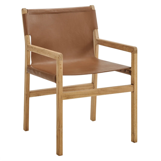 Sonora Genuine Leather Dining Chair – Sleek & Sophisticated Seating