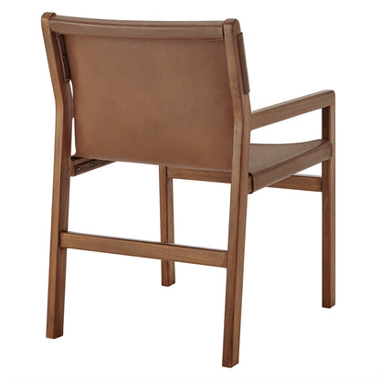 Sonora Genuine Leather Dining Chair – Sleek & Sophisticated Seating