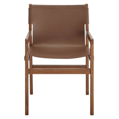 Sonora Genuine Leather Dining Chair – Sleek & Sophisticated Seating