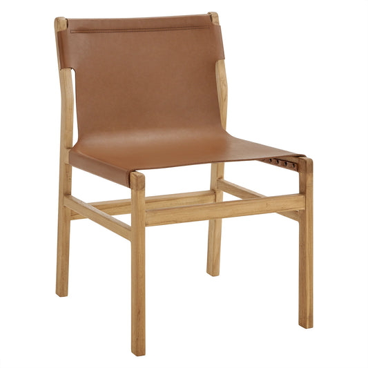 Sonora Leather Dining Side Chair – Modern Elegance & Comfort