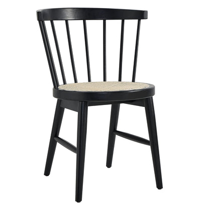 Lykke Curved Spindle Back Dining Chairs – Set of 2 Stylish Seating