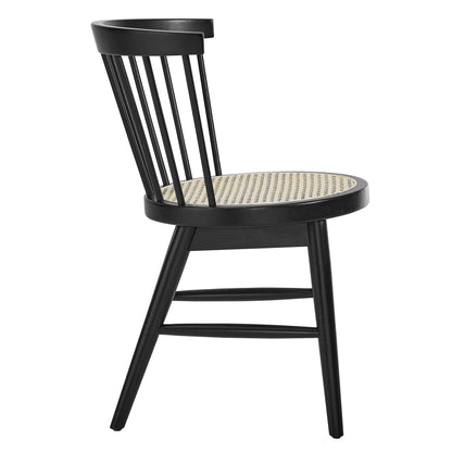 Lykke Curved Spindle Back Dining Chairs – Set of 2 Stylish Seating