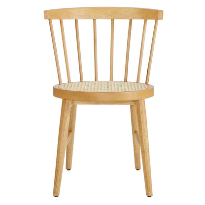 Lykke Curved Spindle Back Dining Chairs – Set of 2 Stylish Seating