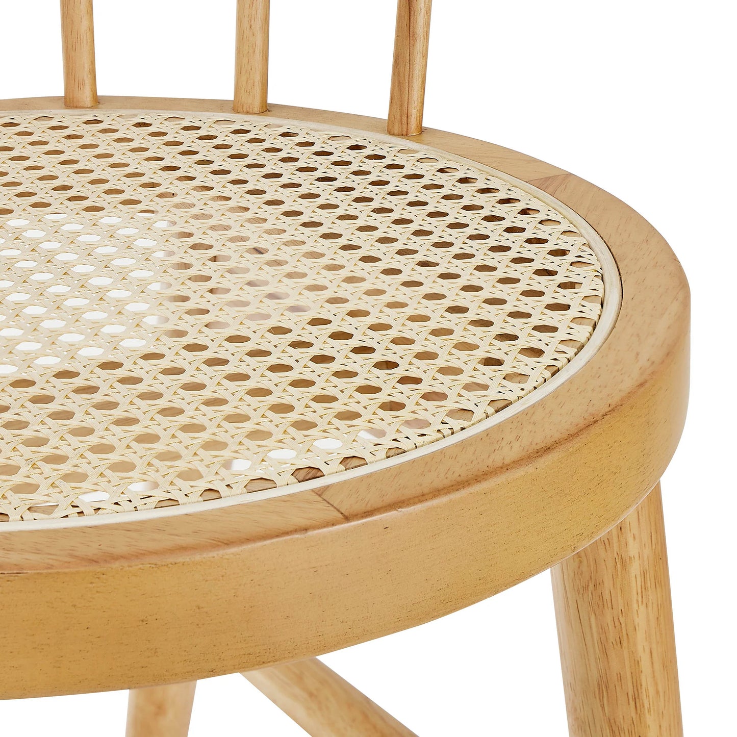 Lykke Curved Spindle Back Dining Chairs – Set of 2 Stylish Seating