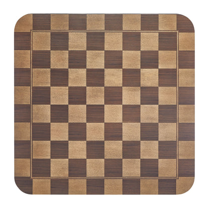 Oscar 36" Square Checkered Dining Table – Modern Geometric Kitchen Table