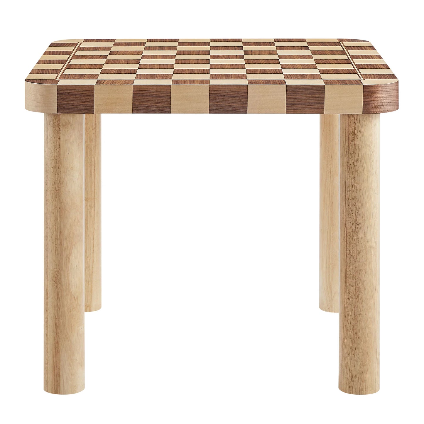 Oscar 36" Square Checkered Dining Table – Modern Geometric Kitchen Table