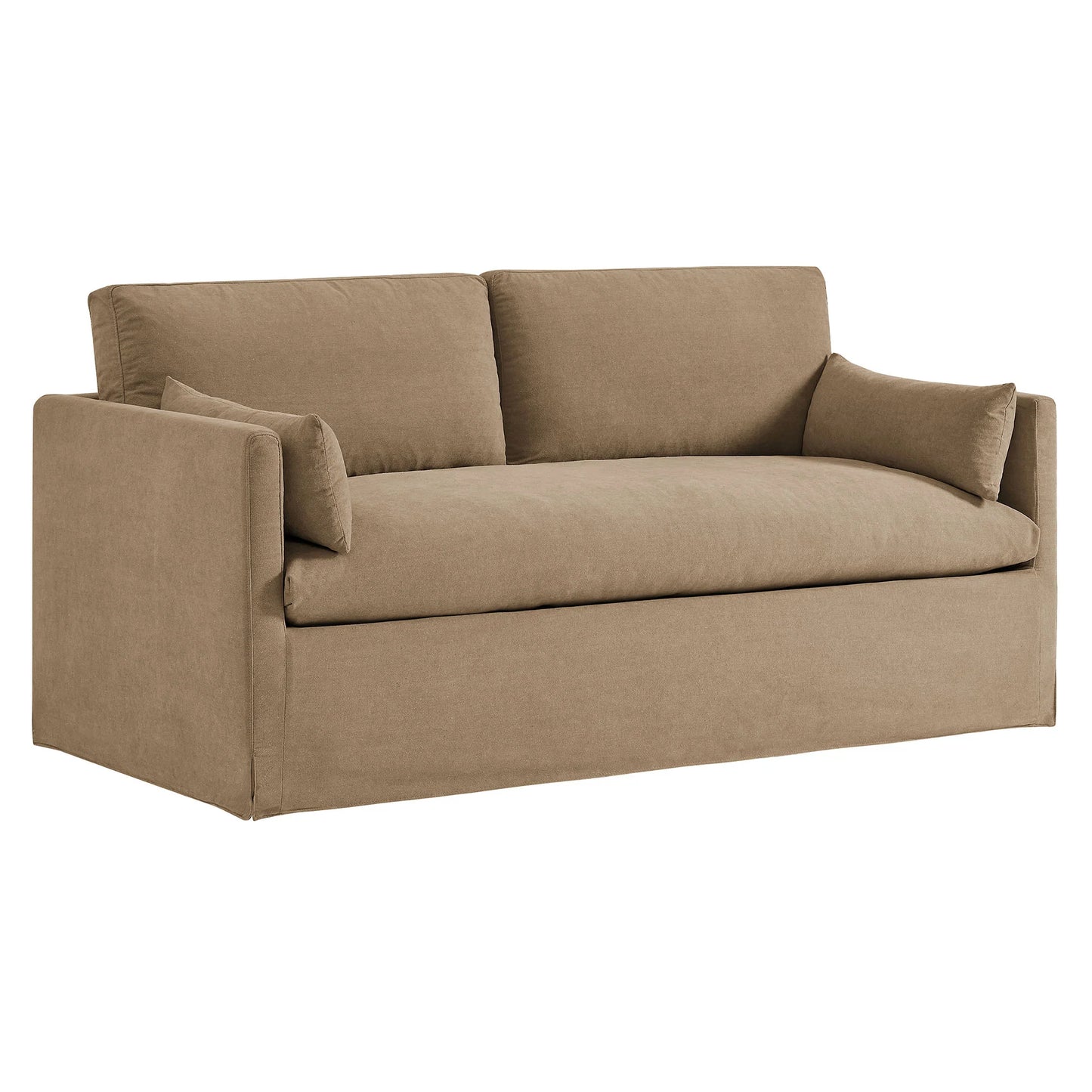 Wellfleet Slipcovered Linen‑Blend Loveseat