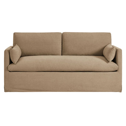 Wellfleet Slipcovered Linen‑Blend Loveseat